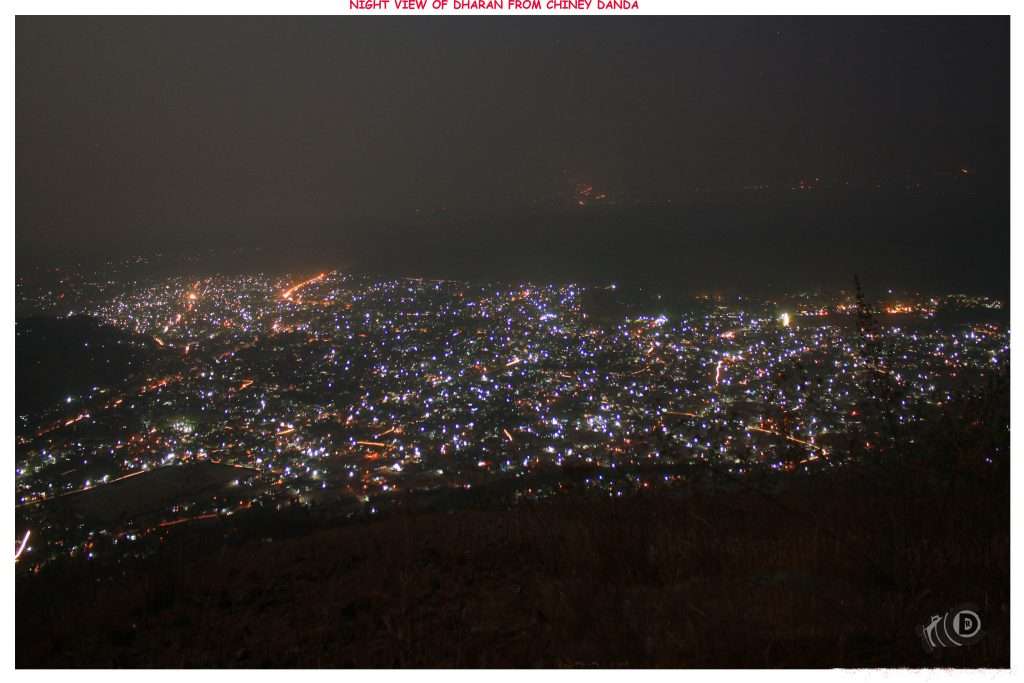 Night View Of Dharan Sub Metropolitan City, Nepal